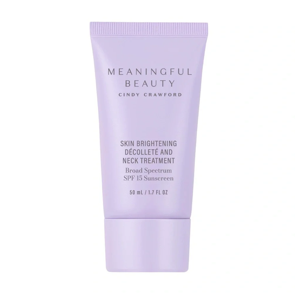 NEW Cindy Crawford Meaningful Beauty Skin Brightening Décolleté & Neck Treatment